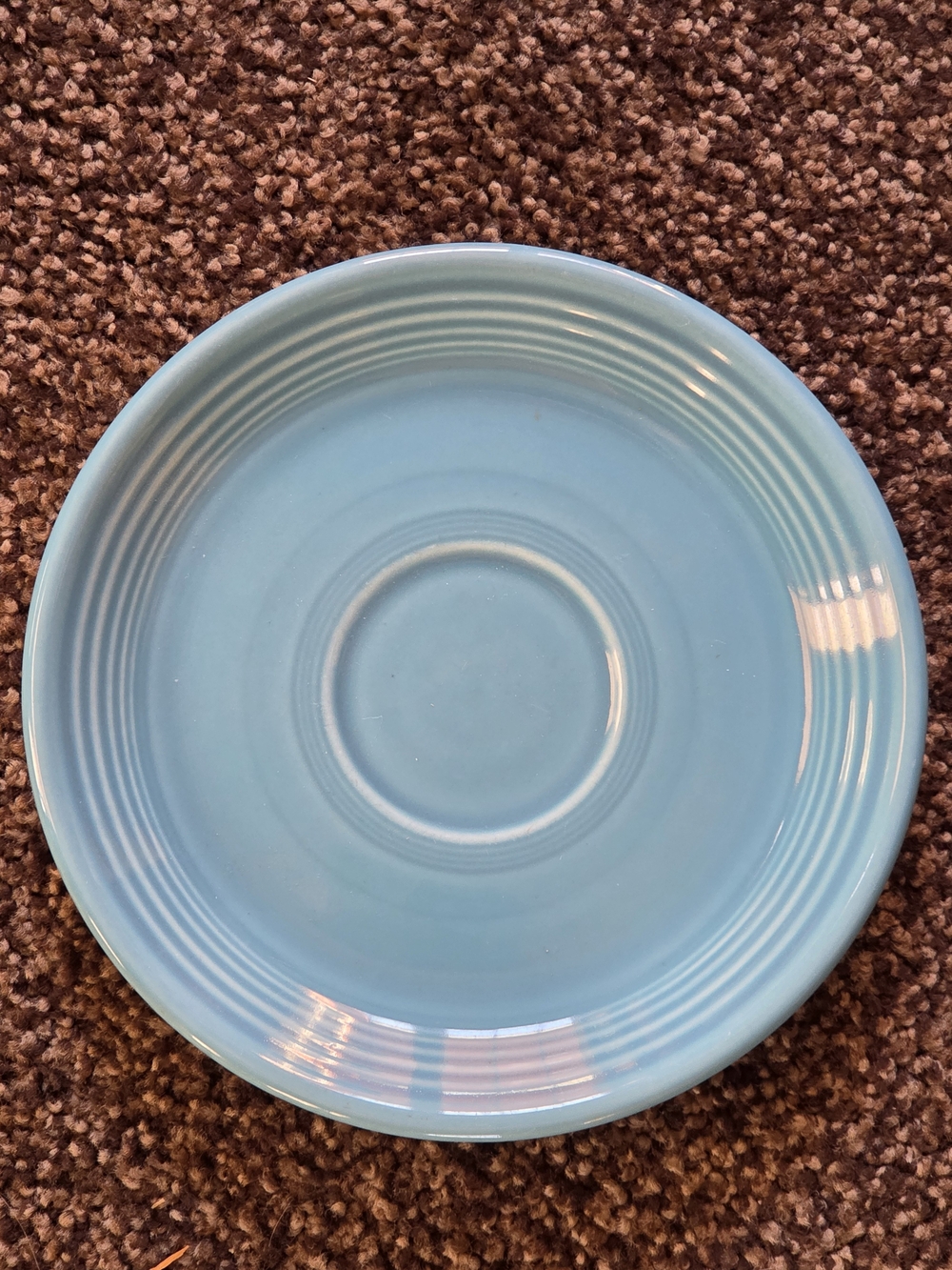 Turquoise Fiesta Fiestaware Saucer Homer Laughlin 6"
